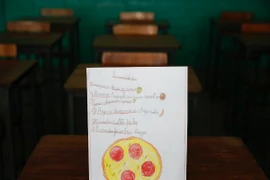 Trẻ em Venezuela vẽ đói khát lên giấy