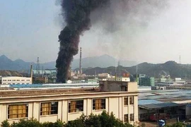 Lại xảy ra nổ nhà máy hóa chất ở Trung Quốc