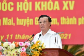 Bí thư Thành ủy Hà Nội Đinh Tiến Dũng nêu 8 cam kết nếu trúng cử đại biểu Quốc hội khóa XV