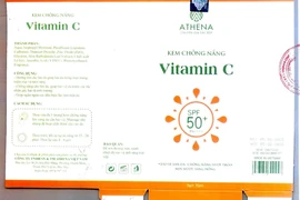 Yêu cầu thu hồi toàn quốc hai loại kem chống nắng Vitamin C và Sun Cream là hàng giả