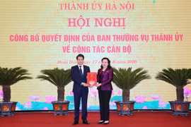 Bí thư Huyện ủy Hoài Đức được điều động, bổ nhiệm làm Trưởng Ban Nội chính Thành ủy Hà Nội