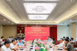 Thành ủy Hà Nội: Phải bảo đảm an toàn tính mạng, hạn chế thấp nhất thiệt hại do bão số 3