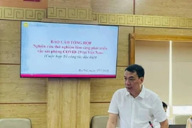 Thứ trưởng Bộ Y tế: Việt Nam sẽ tự sản xuất được một loại vaccine Covid-19 trong năm nay
