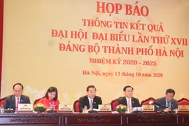 Thường trực Thành ủy Hà Nội chủ trì họp báo: Tỷ lệ cán bộ nữ trúng cử Ban Thường vụ lên tới 25%
