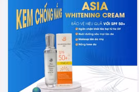 Hà Nội đình chỉ lưu hành hai loại mỹ phẩm kém chất lượng, thông báo ba mỹ phẩm nghi làm giả