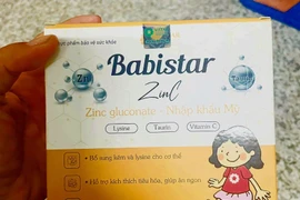 Cục An toàn thực phẩm yêu cầu tạm dừng bán, lưu thông sản phẩm Babistar ZinC