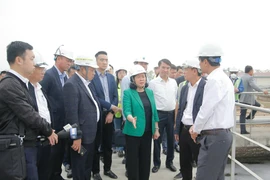 Lãnh đạo TP Hà Nội kiểm tra tiến độ hệ thống xử lý nước thải Yên Xá