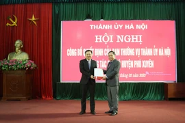 Hà Nội điều động Bí thư Huyện ủy Phú Xuyên giữ chức Viện trưởng Viện Nghiên cứu kinh tế - xã hội