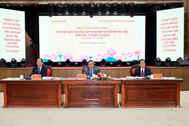 Các nhà khoa học và lãnh đạo Hà Nội cùng làm rõ giá trị cốt lõi 95 năm lịch sử Đảng bộ thành phố 