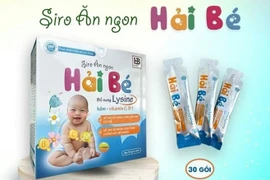 Sản phẩm Siro ăn ngon Hải Bé là hàng giả, Công an tỉnh Ninh Bình khởi tố vụ án để điều tra
