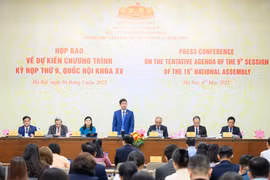 Ngày mai (5-5) khai mạc kỳ họp thứ 9 Quốc hội khóa XV: Sẽ sửa 2 nội dung của Hiến pháp, xem xét 34 luật...