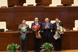 Các ông Trần Thanh Mẫn, Nguyễn Khắc Định và Nguyễn Đức Hải được bầu làm Phó Chủ tịch Quốc hội