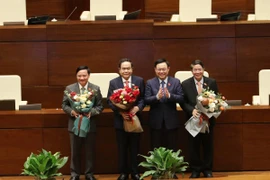 Các ông Trần Thanh Mẫn, Nguyễn Khắc Định và Nguyễn Đức Hải được bầu làm Phó Chủ tịch Quốc hội