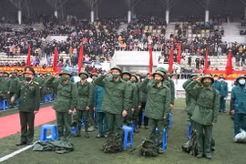 Hôm nay (26-2), gần 4.500 thanh niên ưu tú Thủ đô lên đường nhập ngũ