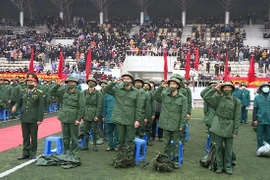Hôm nay (26-2), gần 4.500 thanh niên ưu tú Thủ đô lên đường nhập ngũ