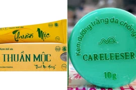 Hà Nội: Đình chỉ lưu hành hai loại kem dưỡng da Careleeser và Thuần Mộc