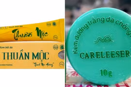 Hà Nội: Đình chỉ lưu hành hai loại kem dưỡng da Careleeser và Thuần Mộc