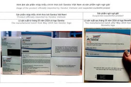 Bộ Y tế cảnh báo các loại thuốc Tobrex 5ml, Aclasta, Lexomil ® 6mg… nghi bị làm giả
