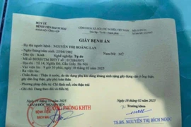 Giả mạo giấy tờ, bệnh án có con dấu giả của Bệnh viện Bạch Mai để kêu gọi từ thiện