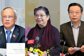 Miễn nhiệm Phó Chủ tịch Quốc hội với bà Tòng Thị Phóng, ông Uông Chu Lưu và ông Phùng Quốc Hiển