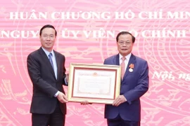 Nguyên Bí thư Thành ủy Hà Nội Phạm Quang Nghị được tặng Huân chương Hồ Chí Minh