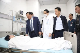 Bí thư Thành ủy Hà Nội thăm hỏi nạn nhân vụ cháy tại phố Hàng Lược