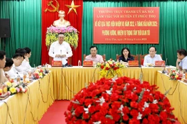 Bí thư Thành ủy Hà Nội: Lấy trục Nhật Tân - Nội Bài làm mẫu để xây dựng trục Tây Thăng Long