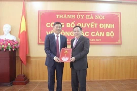 Bí thư Quận ủy Tây Hồ được bổ nhiệm làm Giám đốc Sở Kế hoạch và Đầu tư Hà Nội
