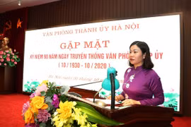 Hà Nội: Cán bộ văn phòng cấp ủy phải tận tụy, gương mẫu, có trình độ