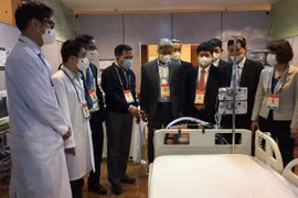 Gần 300 cán bộ y tế, chuyên gia đầu ngành ứng trực tại địa điểm tổ chức Đại hội Đảng XIII