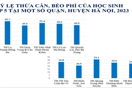 Khảo sát tại một số trường tiểu học ở Hà Nội, có nơi trên 45% trẻ lớp 5 béo phì