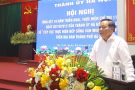 Hà Nội yêu cầu đảng viên gương mẫu trong thực hiện nếp cưới hỏi văn minh, tránh phô trương