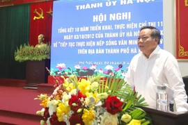 Hà Nội yêu cầu đảng viên gương mẫu trong thực hiện nếp cưới hỏi văn minh, tránh phô trương