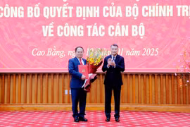 Ông Quản Minh Cường giữ chức Bí thư Tỉnh ủy Cao Bằng