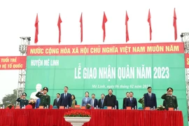 Mê Linh: 182 thanh niên lên đường nhập ngũ