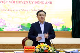 Bí thư Thành ủy Hà Nội: Với hơn 80 dự án đang triển khai, Đông Anh hoàn toàn có thể “cất cánh”