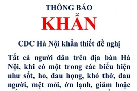 CDC Hà Nội thông báo khẩn: Tất cả người sốt, ho, mệt mỏi... cần liên hệ ngay, xét nghiệm miễn phí