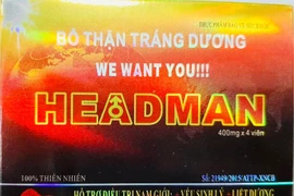 Phát hiện hai sản phẩm bổ thận tráng dương có chứa chất cấm