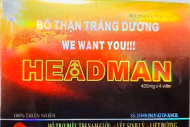 Phát hiện hai sản phẩm bổ thận tráng dương có chứa chất cấm