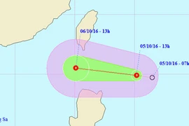 Áp thấp nhiệt đới đang hướng vào Biển Đông