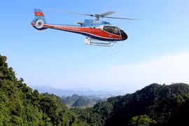 Bắt đầu có mưa lớn tại khu vực tìm kiếm trực thăng mất liên lạc