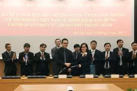 Hà Nội và Microsoft hợp tác xây dựng thành phố thông minh