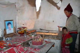 Nghệ An: Nuôi trăn cạnh bàn thờ con trai