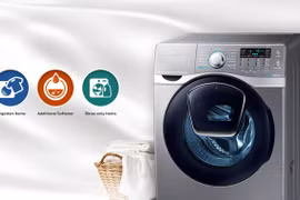 Samsung ra mắt máy giặt cửa trước thế hệ mới AddWash