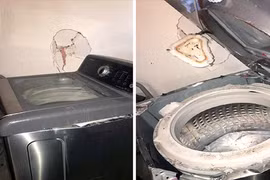 Sau điện thoại đến lượt máy giặt Samsung bị tố gây nổ