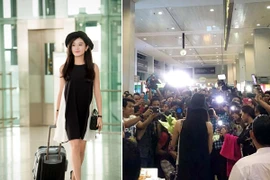 Á hậu Huyền My được "săn đón" tại Myanmar