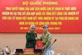 Sĩ quan Việt Nam được cử đi làm nhiệm vụ tại trụ sở Liên Hợp Quốc