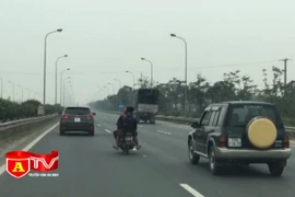 Tăng cường xử lý xe máy đi vào đường cao tốc 