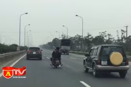 Tăng cường xử lý xe máy đi vào đường cao tốc 