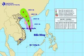 Sức gió ở vùng gần tâm bão mạnh cấp 9, giật cấp 10-11